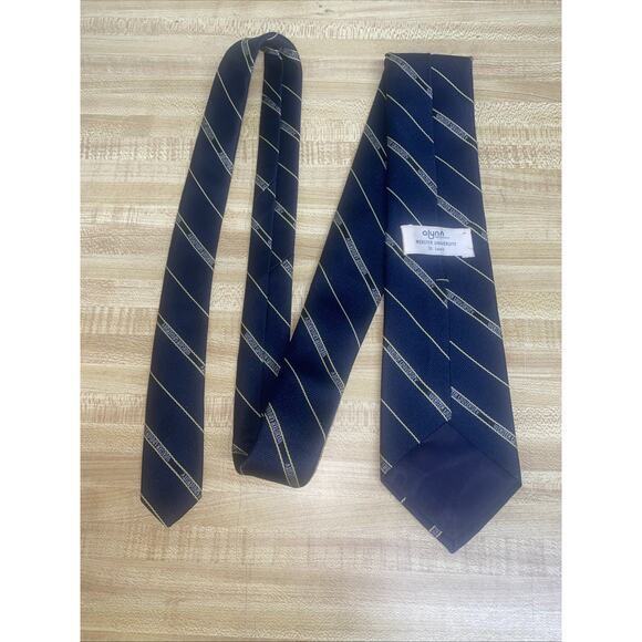 Official Webster University Alynn Neckwear Blue Gold Neck Tie College Missouri - Picture 8 of 8